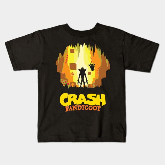 Crash is back Kids T-Shirt by T-shirt Factory